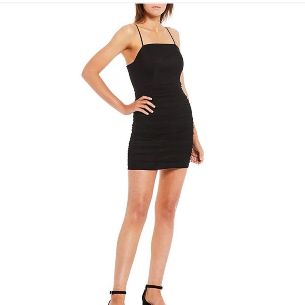 black sparkly mini dress. worn once for homecoming. super flattering
